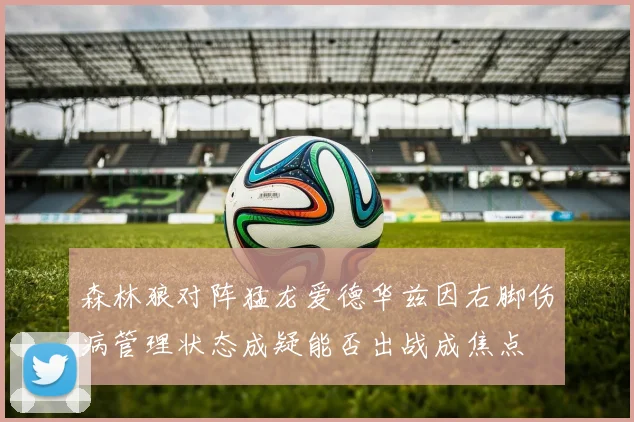 森林狼对阵猛龙爱德华兹因右脚伤病管理状态成疑能否出战成焦点